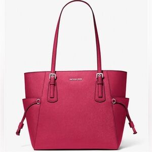 Michael Kors Voyager East West Crossgrain Leather Tote